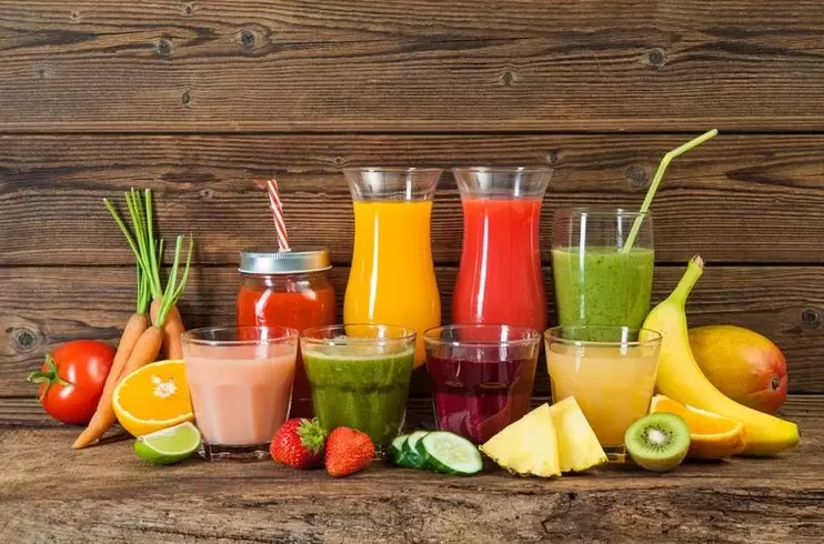 jugos de frutas y verduras para una dieta para beber