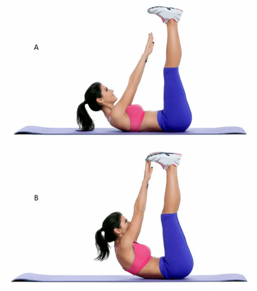 Prueba con las piernas elevadas